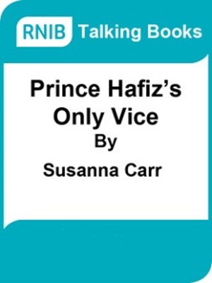 cover image of Prince Hafiz's Only Vice